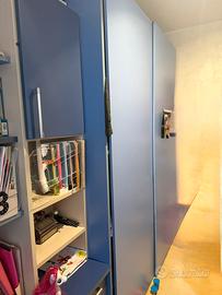 Cameretta - parete attrezzata- scrivania