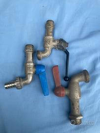 3 rubinetti da esterno