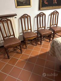 Gruppo di sedie antiche
