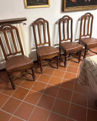 Gruppo di sedie antiche