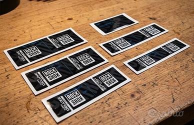 DecalKit ROCKSHOX Ammortizzatore Super Deluxe Nero