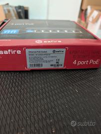 18 pezzi switch 4 porte poe saffire 