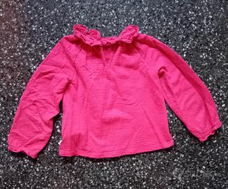 Maglietta fucsia bambina 4 anni (104 cm)