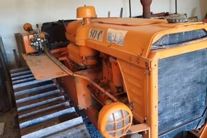 Trattore Fiat OM 58 C e attrezzature agricole