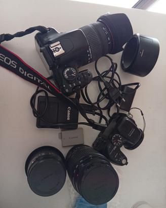 Lotto Fotografia Reflex Canon  + 3 Obi