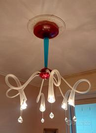Lampadario design murano