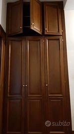 ARMADIO A MURO in legno di castagno