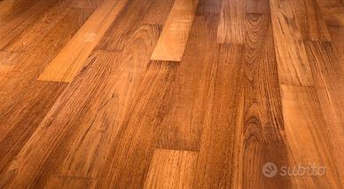 Parquet prefinito elegante Teak Asia listone