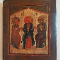 Icona russa antica originale inizio 1800.
