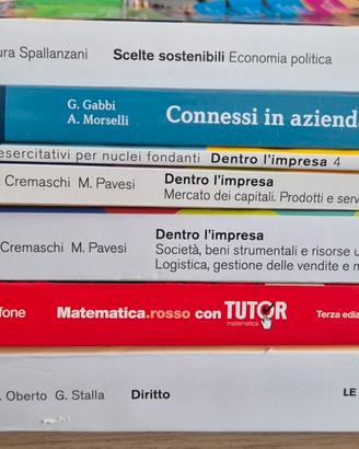 libri scolastici 4° ANNO  tecnico-AFM 