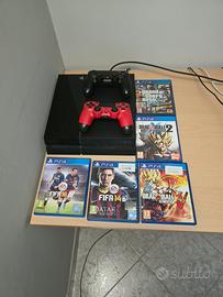 ps4 con 2 joystick + giochi