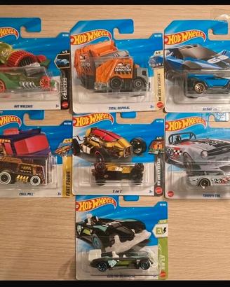 Lotto nuovo di 7 Hot Wheels TH Rare