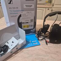 cuffie TV sennheiser rs 120 W senza fili