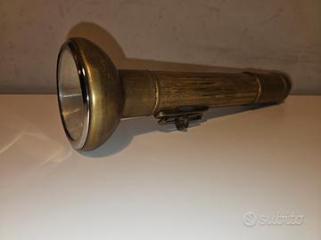 torcia vintage in ottone