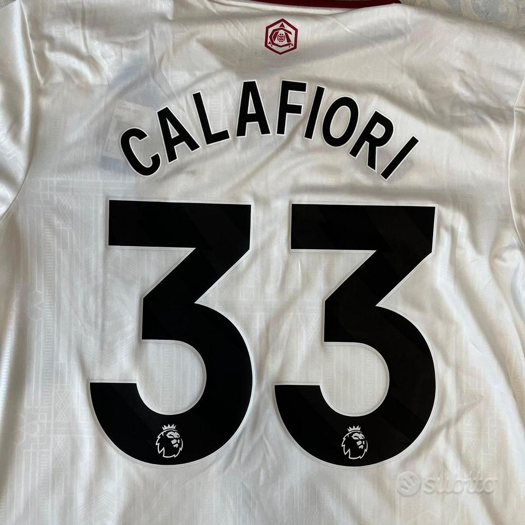 Maglia Calafiori Arsenal Away 2025/2026 Abbigliamento e
