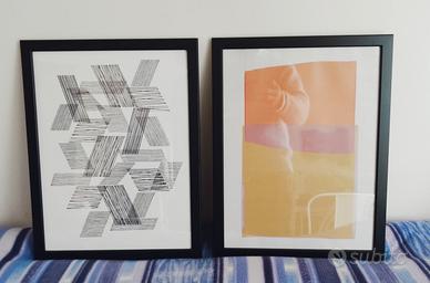 3 Poster con cornice nera 30x40  -  BILD  / IKEA