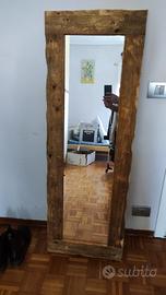 Specchio rustico montagna legno