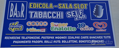 TABACCHI - Sala Slot - Edicola - Bazar