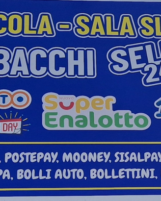 TABACCHI - Sala Slot - Edicola - Bazar