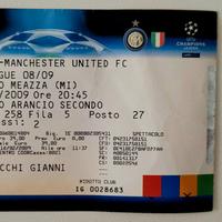 Biglietto usato Inter - Manchester United