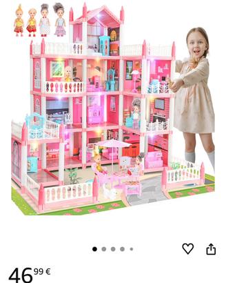 Casa delle bambole bimba bambina