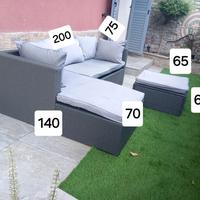 salottino da giardino 