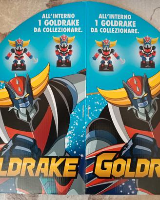 Goldrake Cartello promo. Uovo di Pasqua Goldrake 