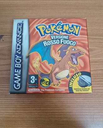 Pokemon Rosso Fuoco Nintendo Game Boy Advance box