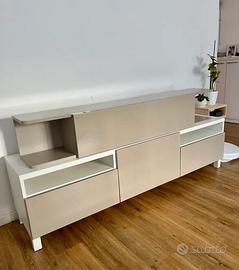 Mobile TV soggiorno IKEA modello BESTA due pezzi