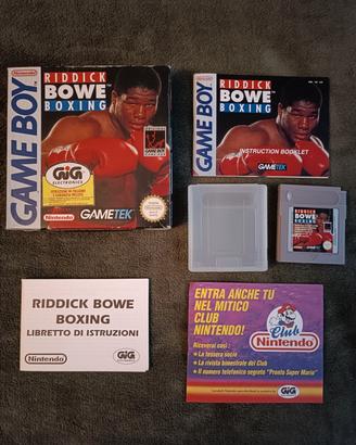 Riddick bowe boxing gig game boy 