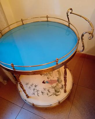 Carrello liquori vintage