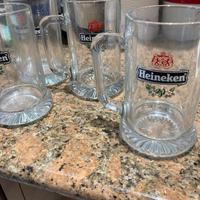 Boccali birra Heineken