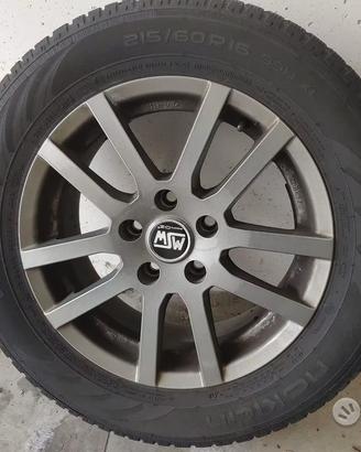 Set cerchi LEGA 16"MSW by Oz - silver grey
