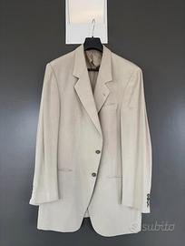 Giacca/blazer uomo sartoriale color grigo/beige