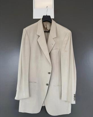 Giacca/blazer uomo sartoriale color grigo/beige