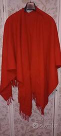 Borbonese mantella pura lana rossa