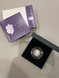 Moneta collezione coronazione RE CARLO
