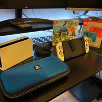Nintendo switch OLED + Mario Wonder + Zelda BoT