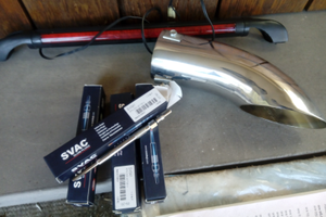 Candelette punto multijet. Scarico 55 mm. Stop led