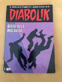 diabolik beffa alla malavita XXVII n 2