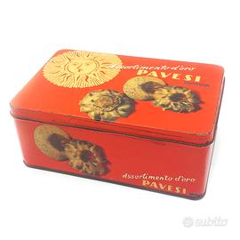 Scatola in Latta "Pavesi, Assortimento d'Oro