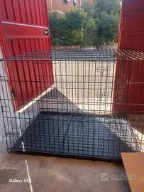 Gabbia a griglia per cani 