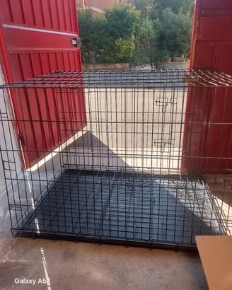 Gabbia a griglia per cani 