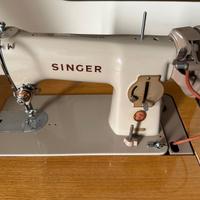 macchina da cucire Singer a pedale con mobile