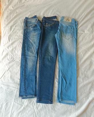 Lotto 3 Jeans Uomo/Ragazzo XS (42 IT) - Vintage Lo