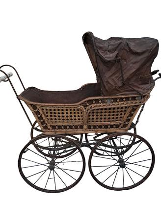 Rara carrozzina antica per bambini fine ‘800