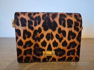 Borsa a tracolla leopardato