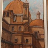 tela con cornice vintage