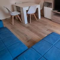 Divano letto angolare con penisola reversibile