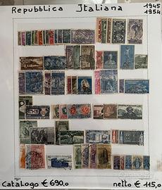 Francobolli repubblica italiana